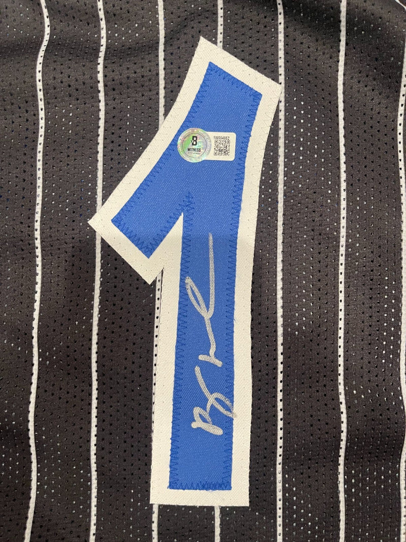 Anfernee Penny Hardaway Signed  Orlando Magic Custom Jersey Beckett Wit BAS COA