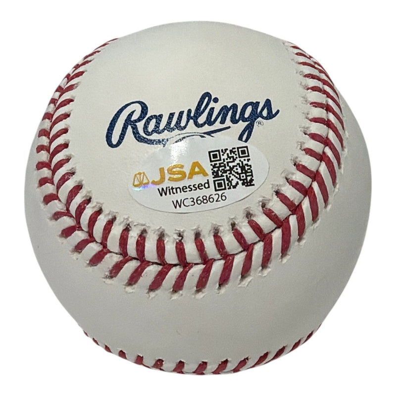 Pedro Martinez Signed Autographed HOF Baseball JSA Witness COA Red Sox