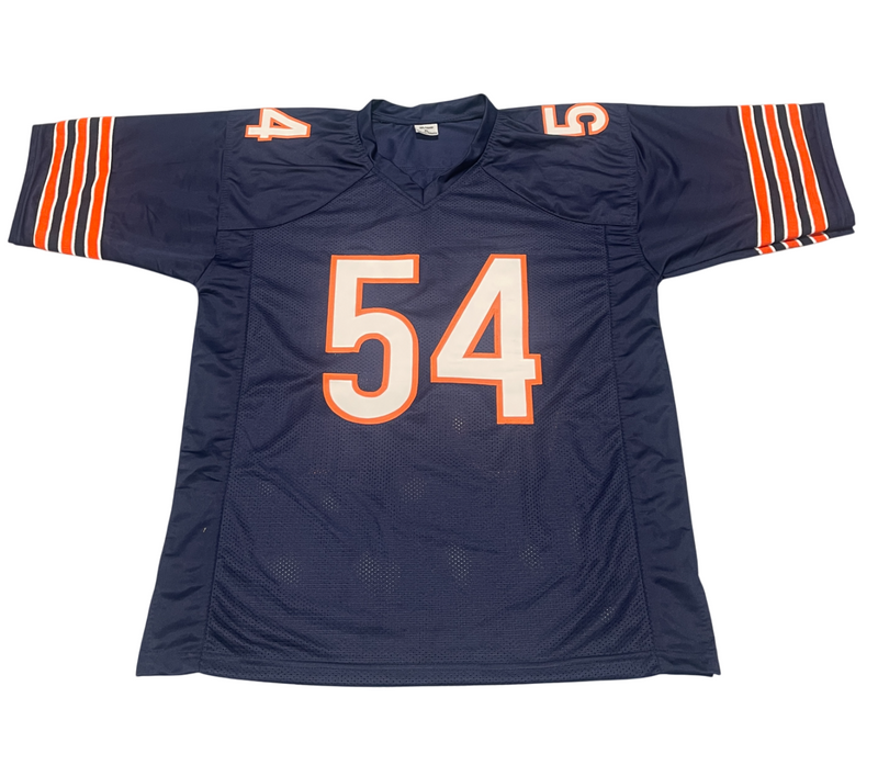 Brian Urlacher Signed Chicago Bears Custom Jersey w/ HOF 18 Beckett W BAS COA