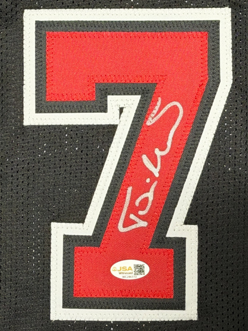 Toni Kukoc Signed Autographed Chicago Bulls Custom Jersey JSA Witness COA