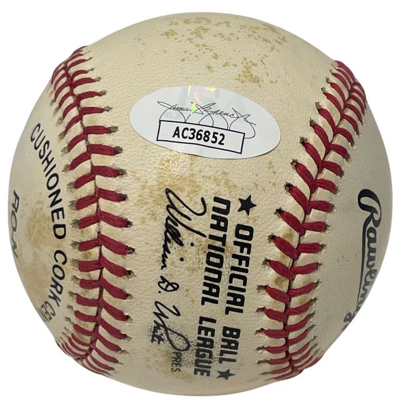 Eddie Murray Signed Rawlings National League Baseball Orioles JSA COA B
