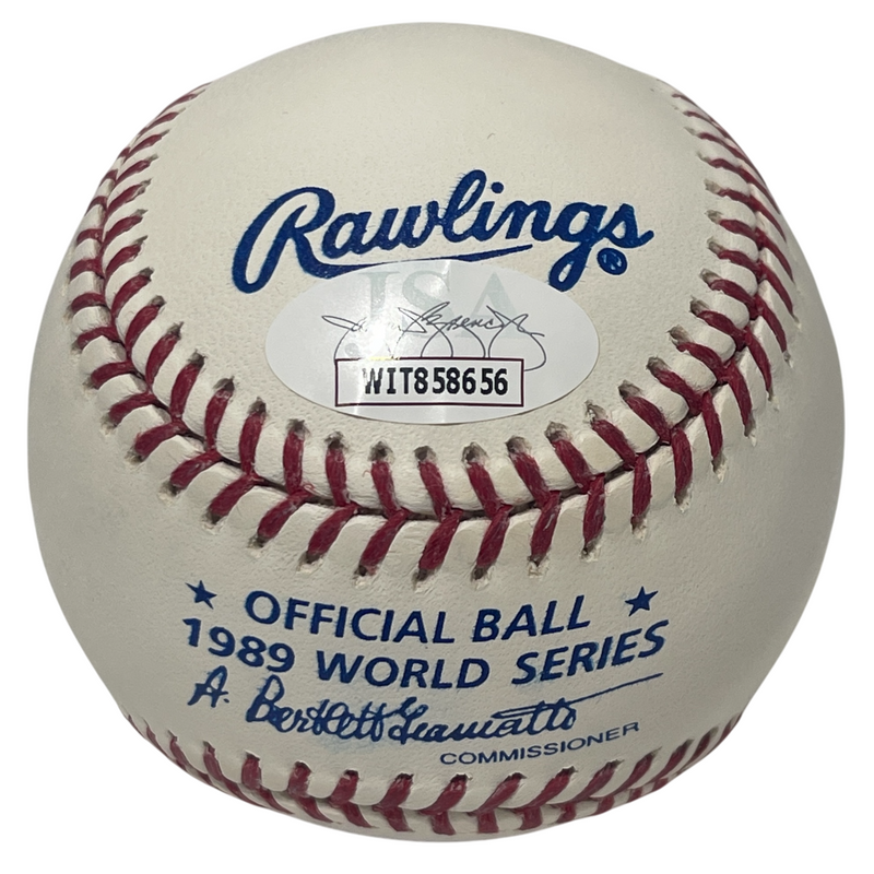 Jose Canseco Signed 1989 World Series ROMLB Baseball w 89 WS Champs JSA COA
