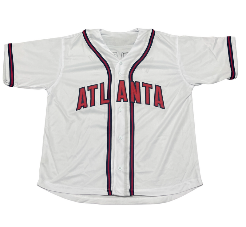 Dale Murphy Signed Braves Custom Jersey w/ NL MVP 82 83 Beckett BAS COA