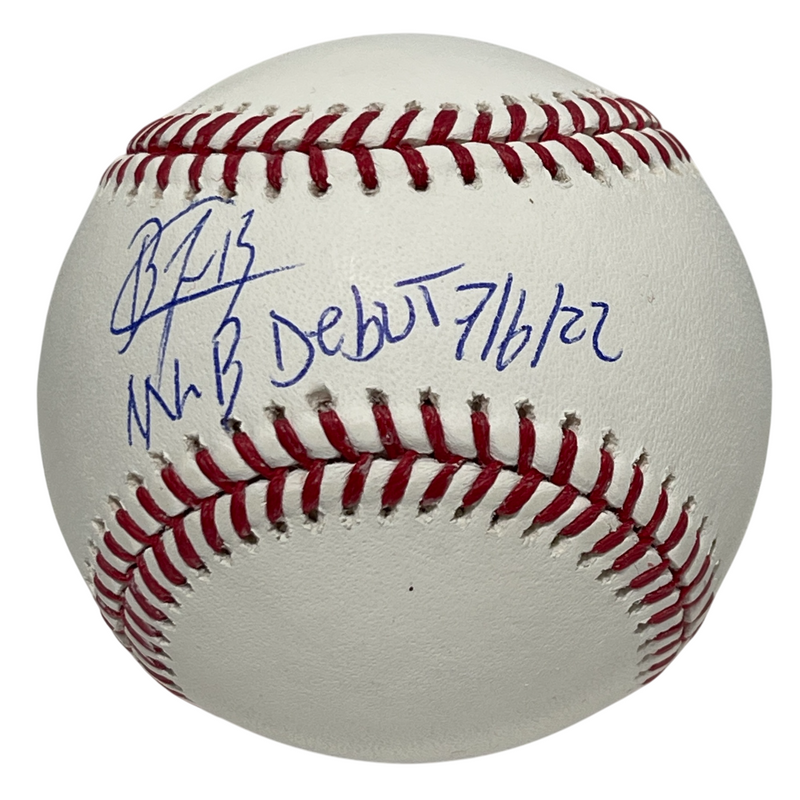 Brayan Bello Signed ROMLB Baseball w/ MLB Debut 7/6/22 Beckett BAS COA