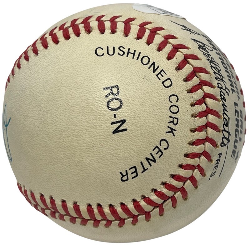 Fernando Valenzuela Signed Rawlings National League Baseball Dodgers JSA COA C