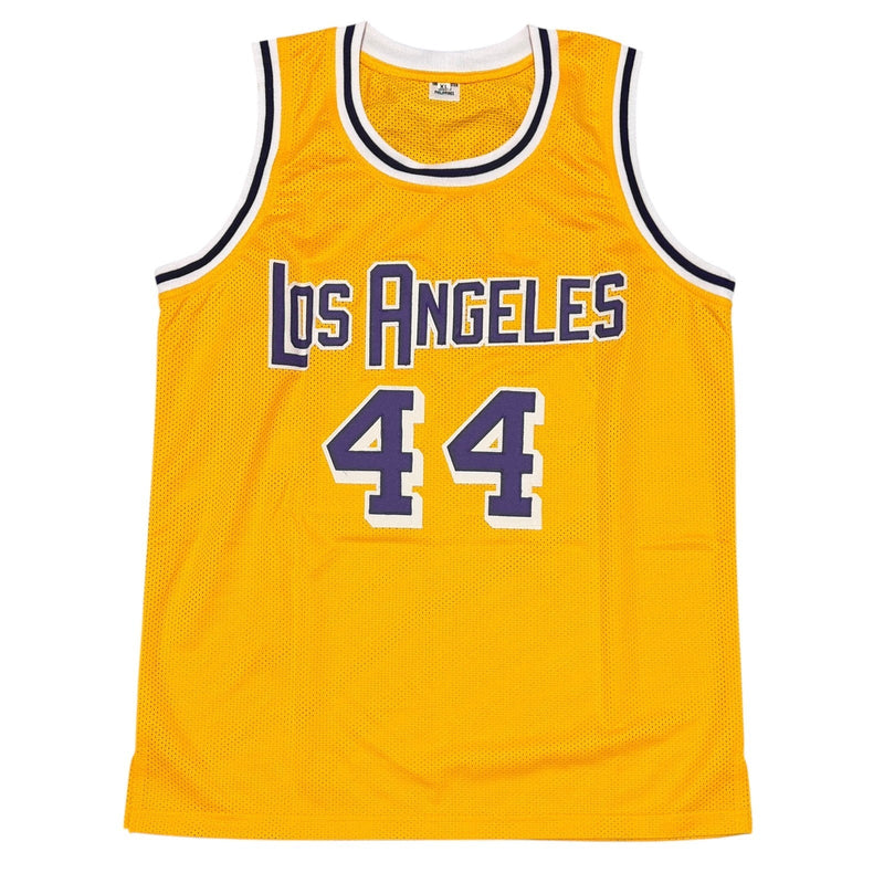 Jerry West Signed Autographed Los Angeles Lakers Custom Jersey JSA Witness COA