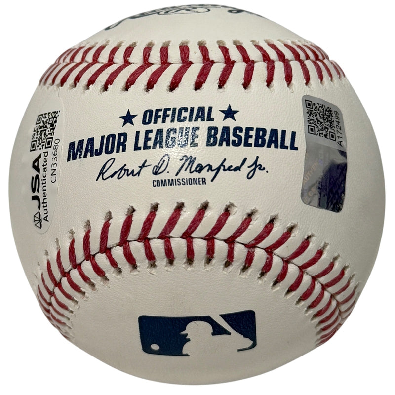 David Bednar Signed Autographed ROMLB Baseball w/ El Oso JSA COA Yankees