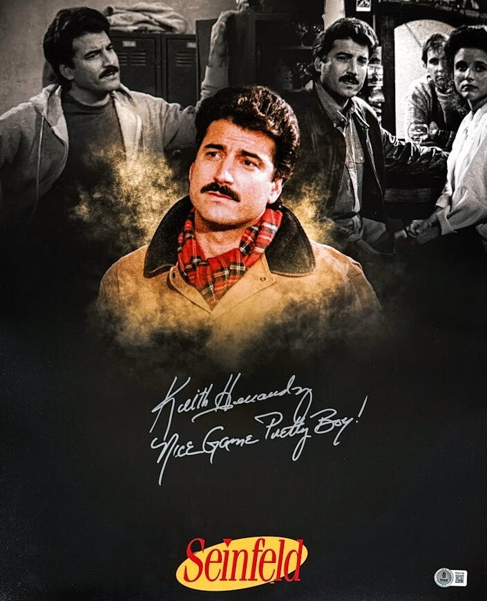 Keith Hernandez Signed Seinfeld 16x20 Photo Nice Game Pretty Boy Beckett BAS COA