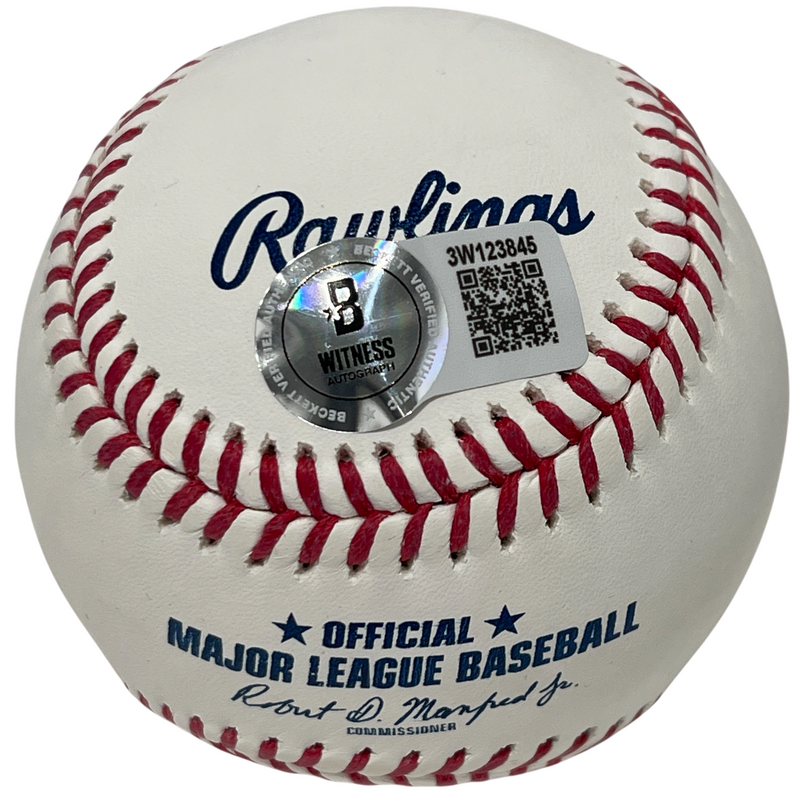 Sammy Sosa Signed Autographed ROMLB Baseball w/ 609 HR Beckett Witness BAS COA