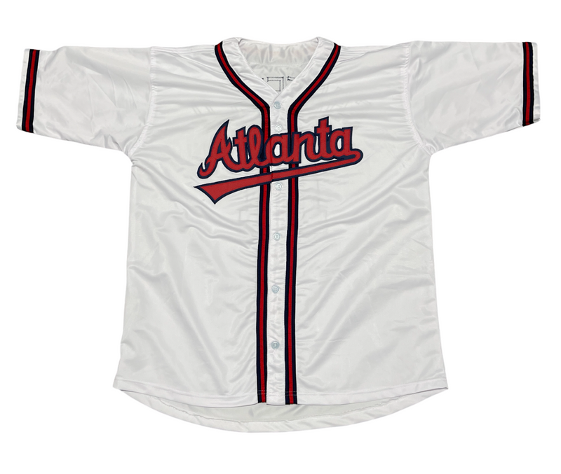 Gary Sheffield Signed Atlanta Braves Custom Jersey Beckett Witness BAS COA