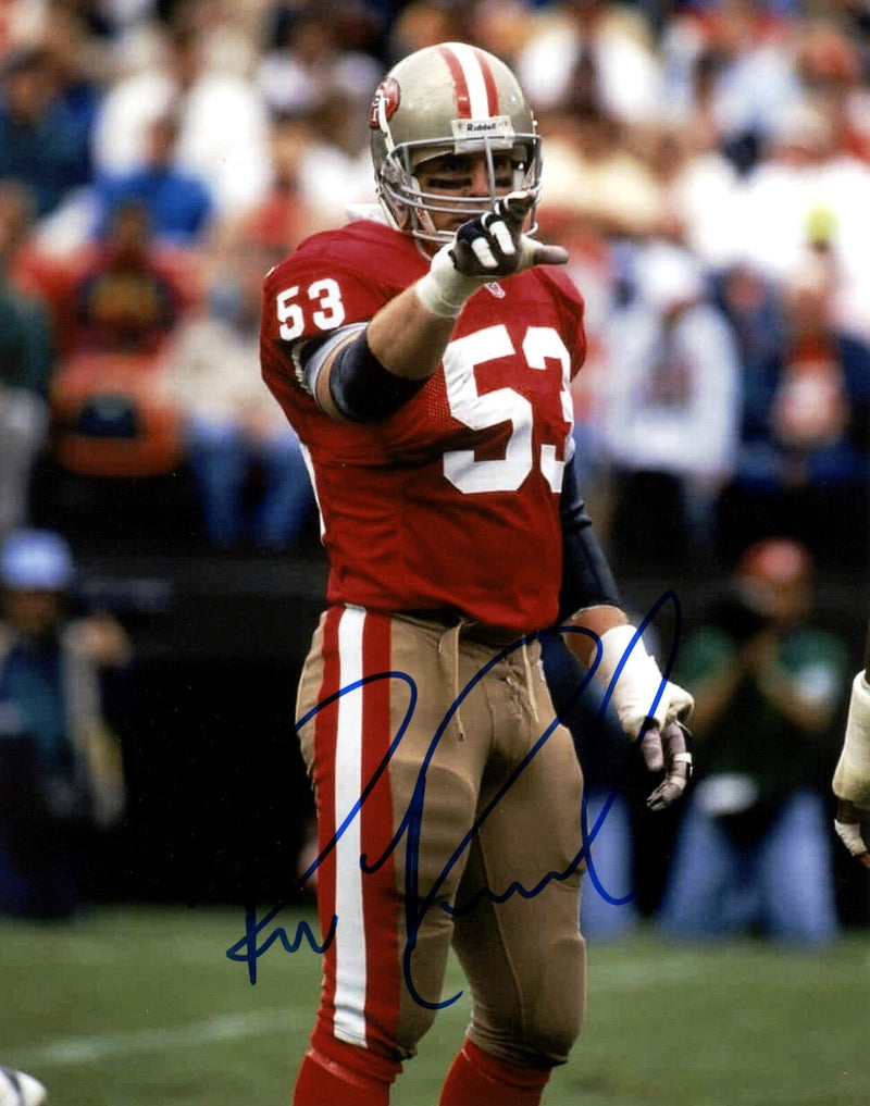 Bill Romanowski Signed Autographed San Francisco 49ers 8x10 Photo LSCM COA