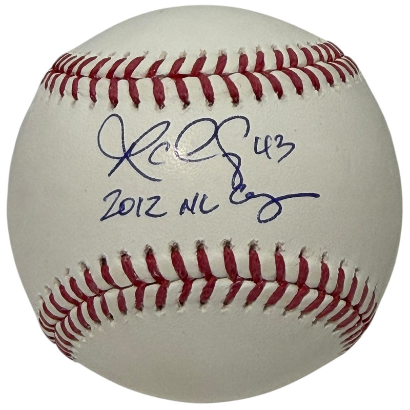 R.A. Dickey Signed Autographed ROMLB Baseball w/ 2012 NL CY JSA Witness COA