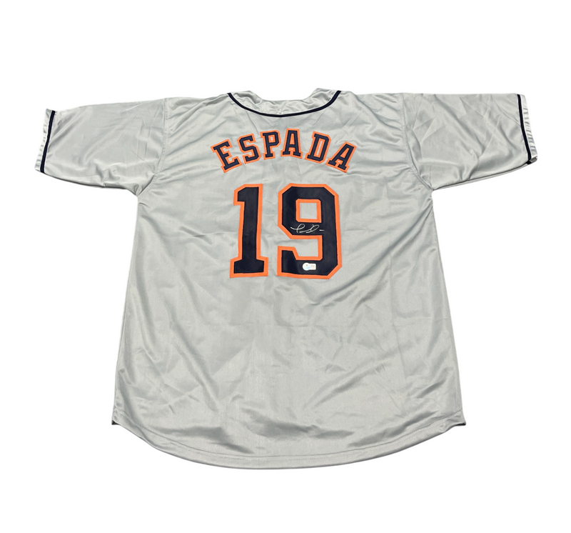 Joe Espada Signed Houston Astros Custom Jersey Beckett Witness BAS COA