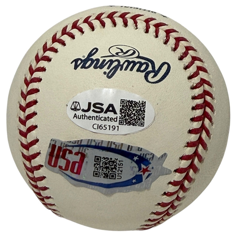 Fernando Tatis Jr. Signed 2018 Futures Game Logo Baseball JSA COA Padres