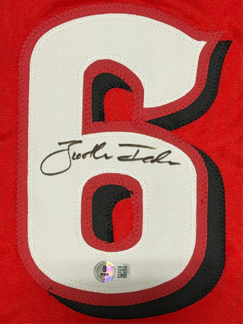 Jonathan India Signed Cincinnati Reds Custom Jersey Beckett Witness BAS COA