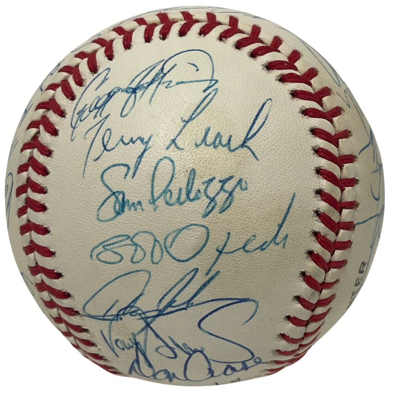 1989 New York Mets Team Signed Autograph ONL National League Baseball JSA LOA B