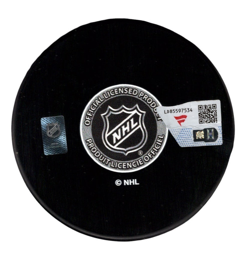 Sam Reinhart Signed Autographed Florida Panthers Logo Puck Fanatics COA