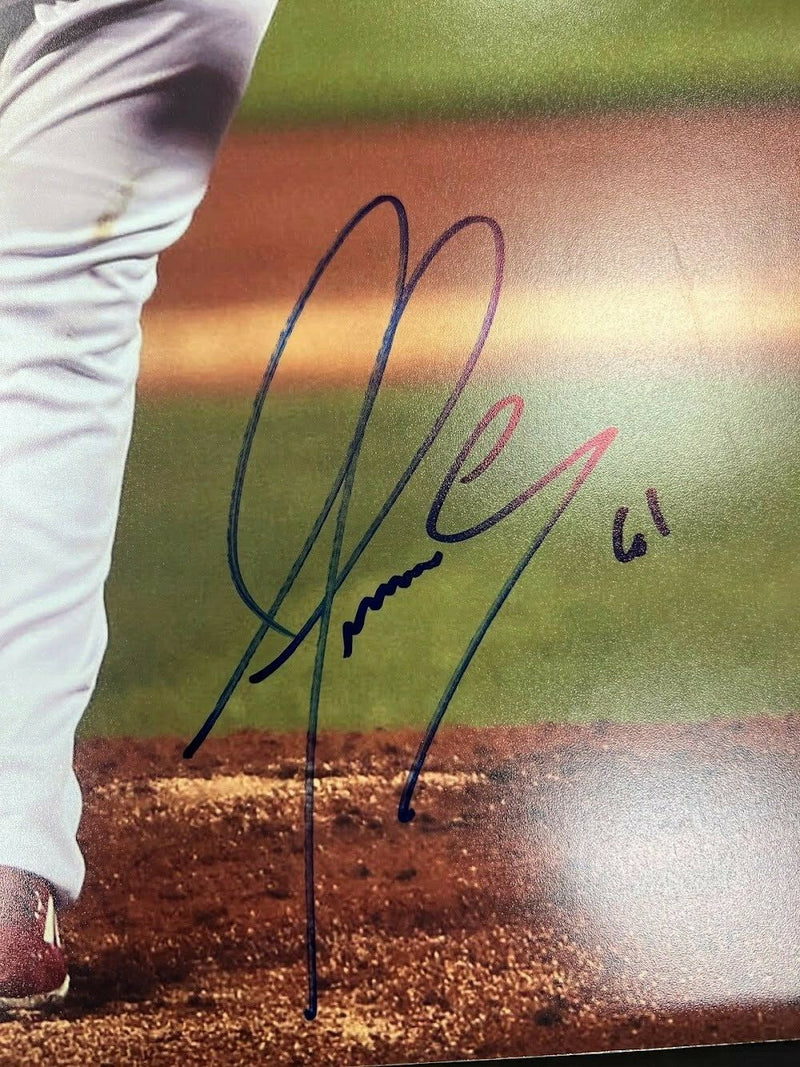 Alex Reyes Signed Autographed 16x20 Photo JSA COA St. Louis Cardinals A
