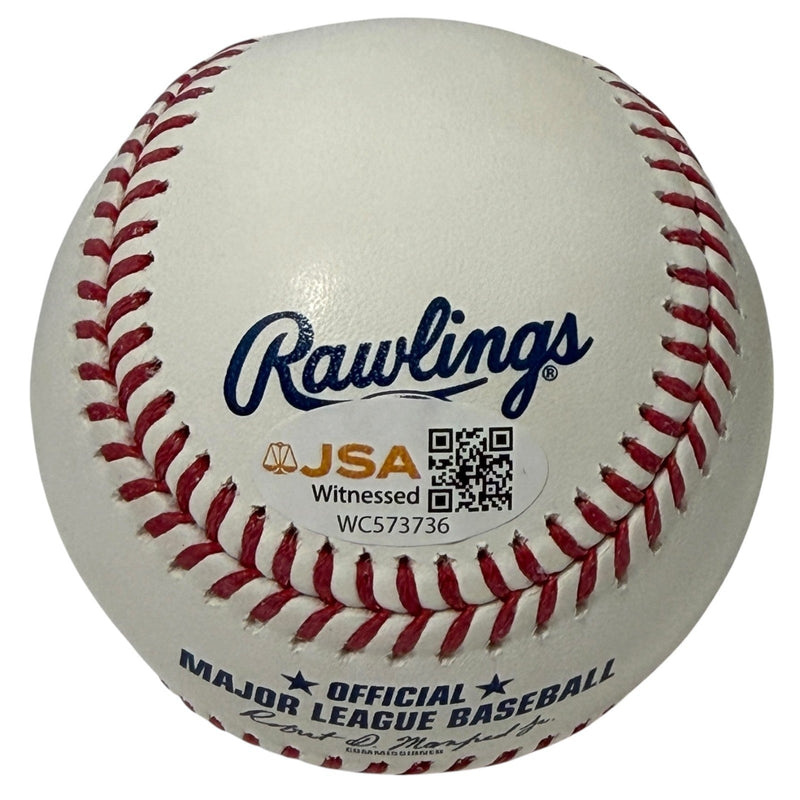 Rich Gedman Signed Autographed ROMLB Baseball w/ 2x AS JSA Witness COA
