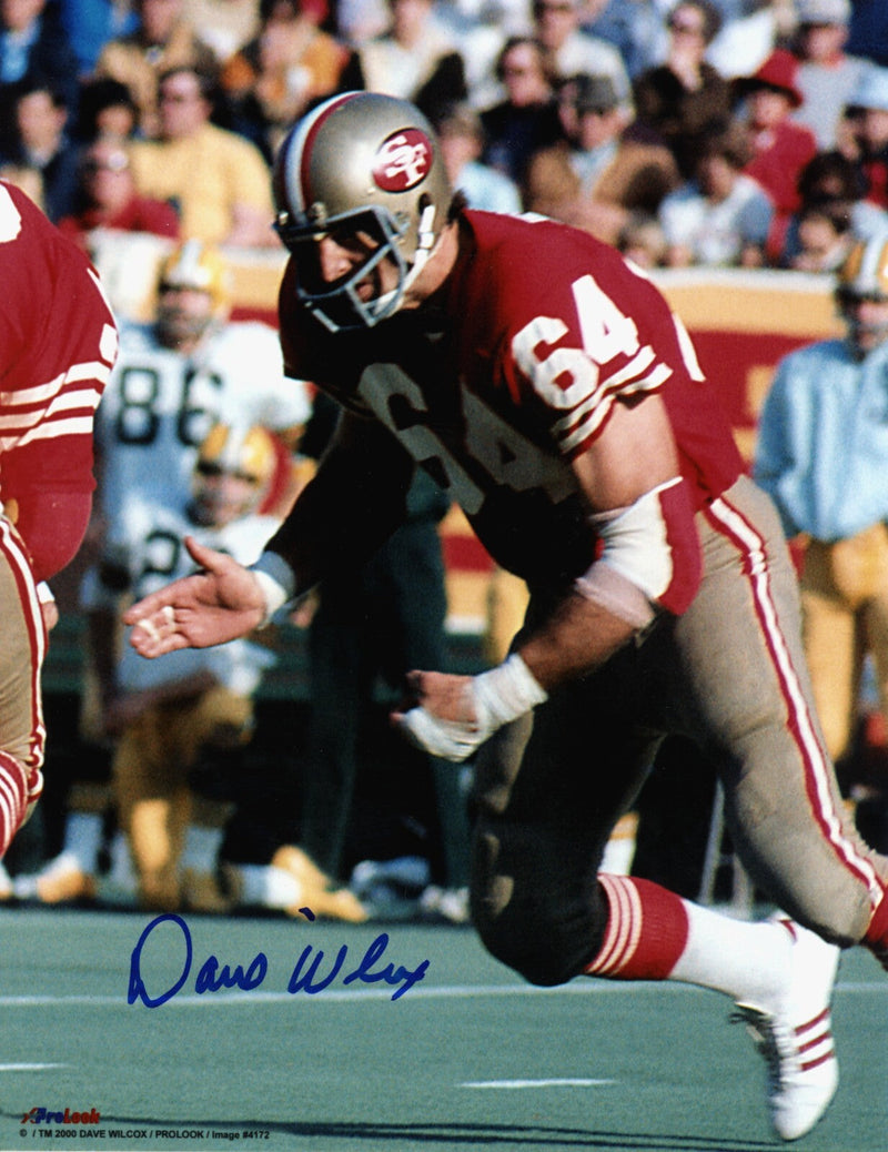 Dave Wilcox Signed Autographed San Francisco 49ers 8x10 Photo LSCM COA
