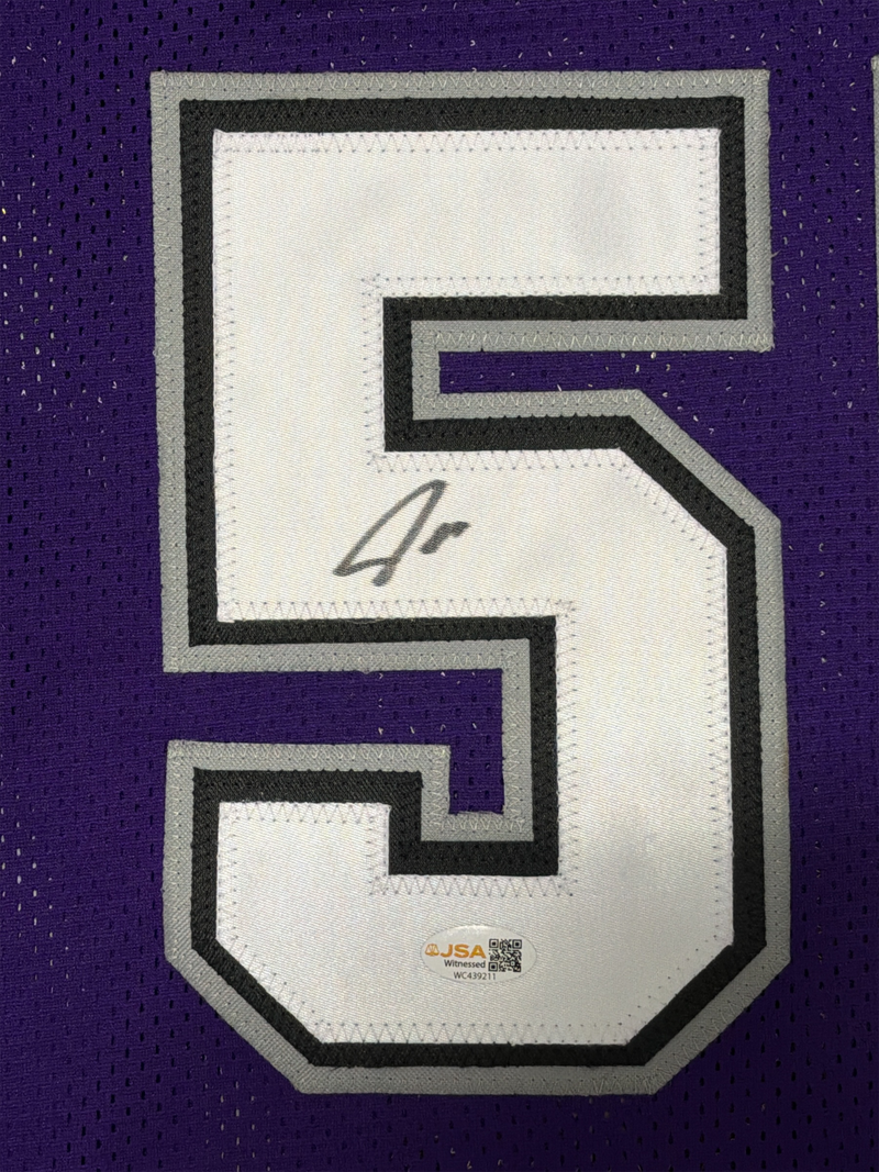 Jason Williams Signed Sacramento Kings Custom Jersey JSA Witness COA