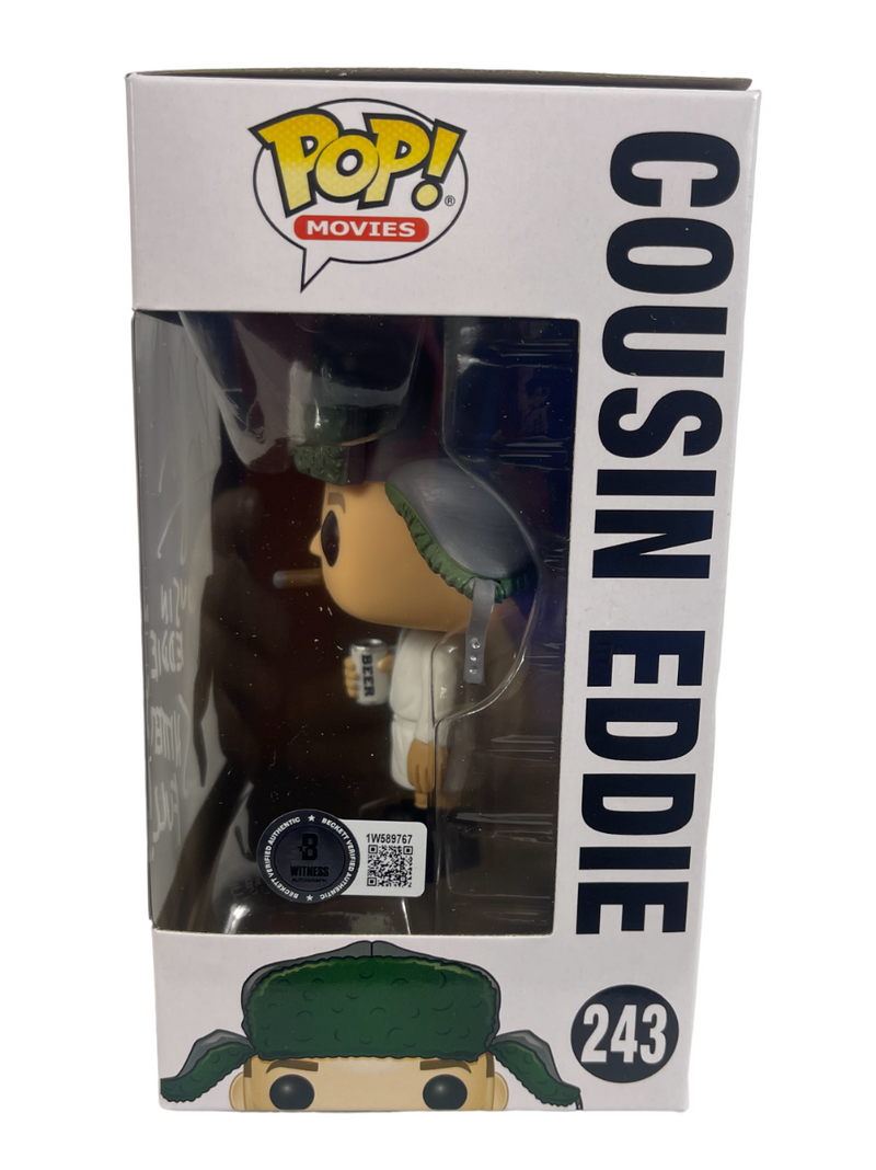 Randy Quaid Signed Auto Cousin Eddie Christmas Vacation Funko Pop 2 Insc BAS COA
