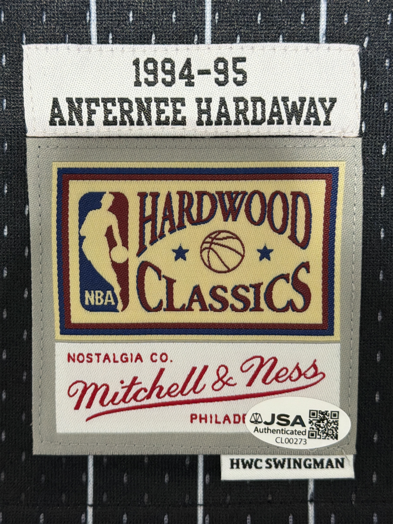 Anfernee Hardaway Signed Magic Mitchell & Ness Jersey w/ #1 Penny JSA COA