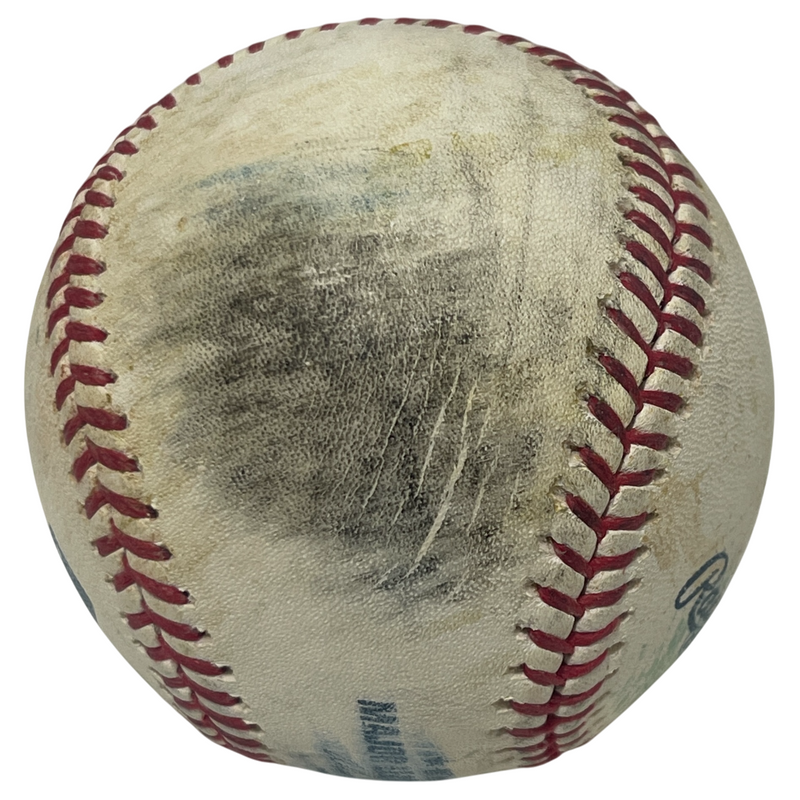 Joakim Soria Signed Game Used Debut ROMLB Baseball w/ MLB April 4 2007 LSCM COA