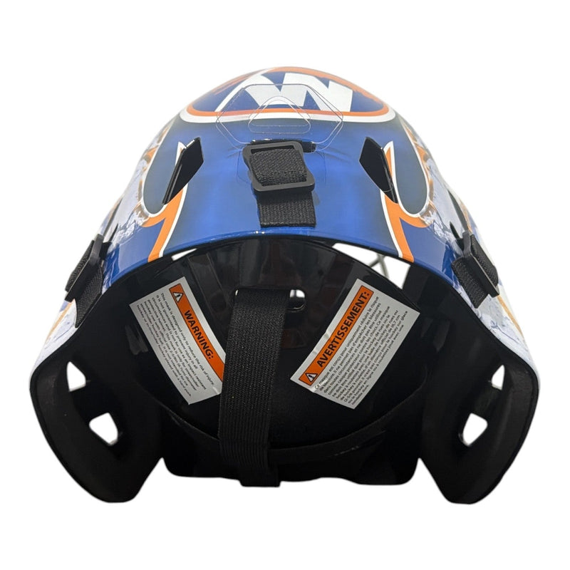 Billy Smith Signed New York Islanders Full Size Goalie Mask w/ 2 Insc JSA W COA