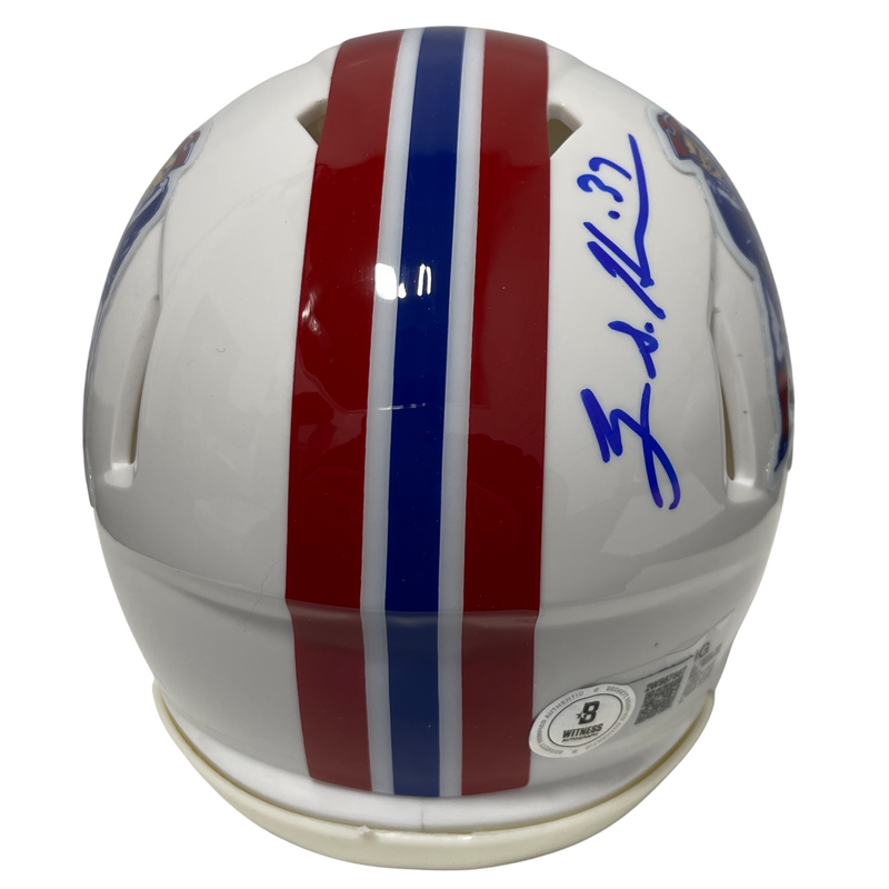 Rodney Harrison Signed New England Patriots TB Mini Helmet Beckett Wit BAS COA
