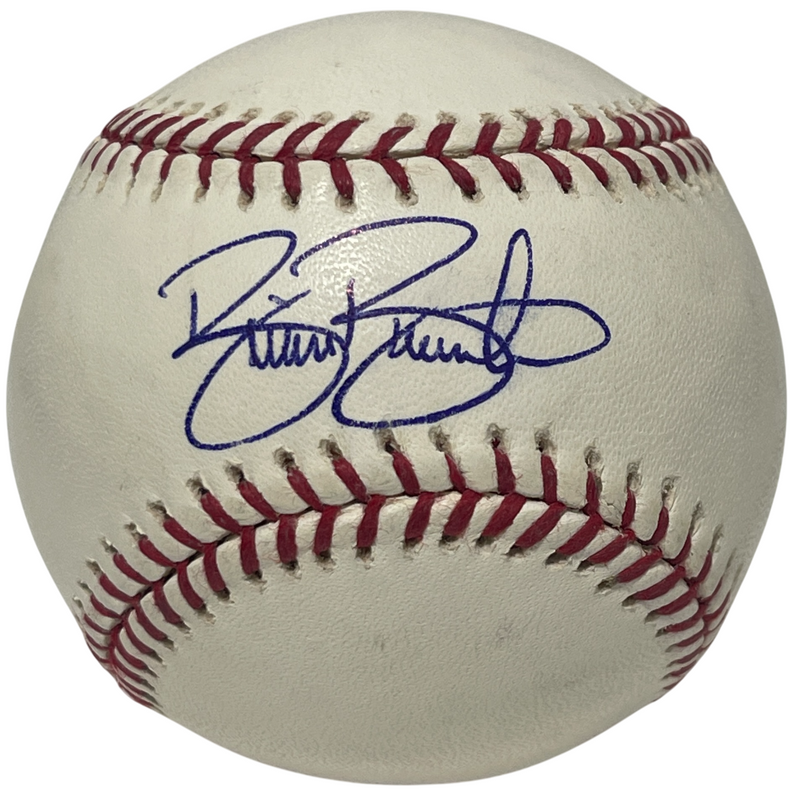 Brian Bannister Signed Autographed ROMLB Baseball KC Royals Mets LSCM COA