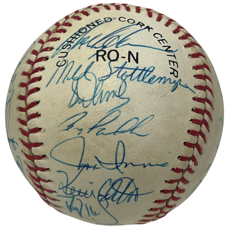 1989 New York Mets Team Signed Autograph ONL National League Baseball JSA LOA A