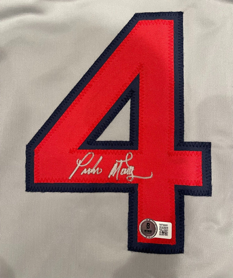 Pedro Martinez Signed Boston Red Sox Custom Jersey Beckett Witness BAS COA