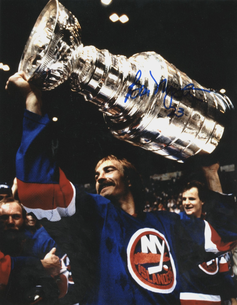 Bobby Nystrom Signed Autographed New York Islanders 8x10 Photo LSCM COA #2