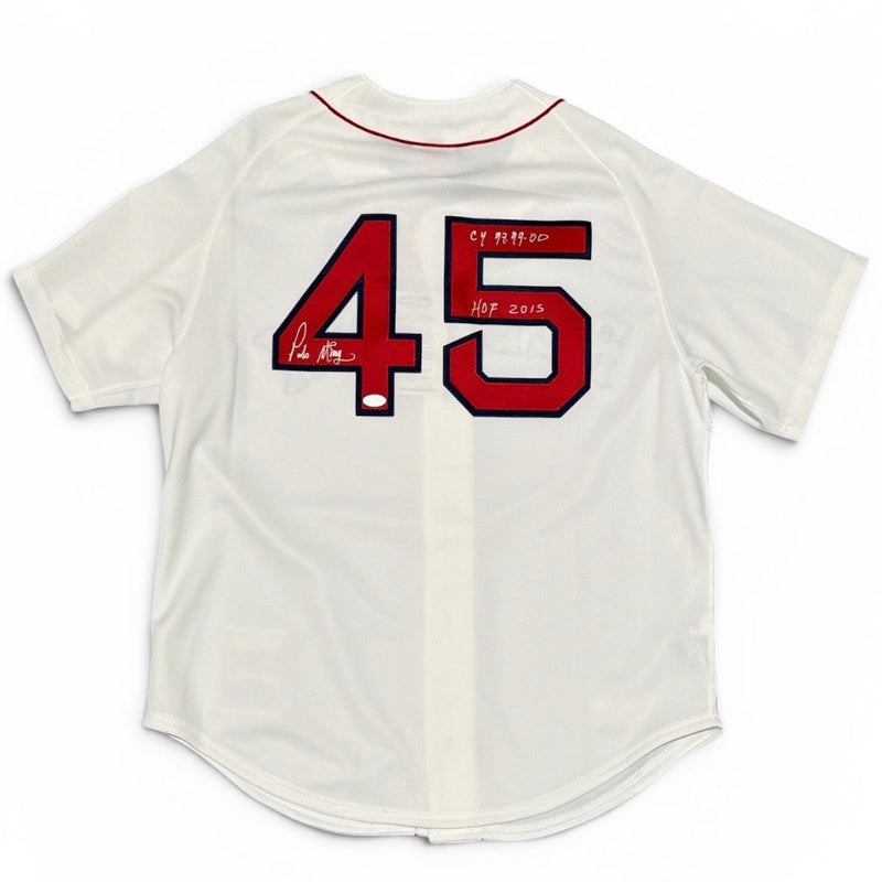 Pedro Martinez Signed Red Sox Mitchell & Ness Authentic Jersey w/ CY HOF JSA COA