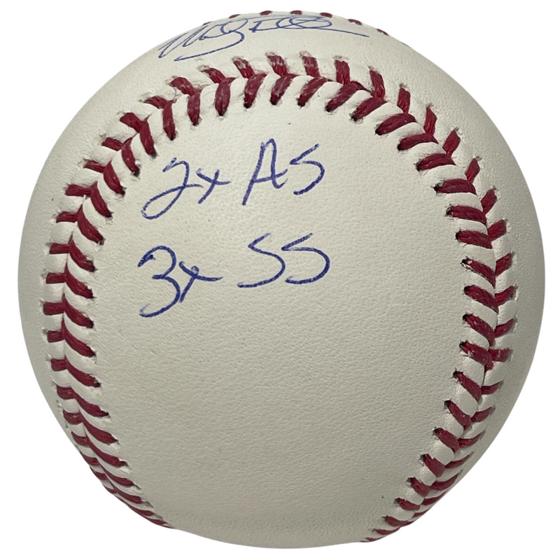 Mickey Tettleton Signed ROMLB Baseball w/ 2 AS + 3 SS Beckett Witness BAS COA
