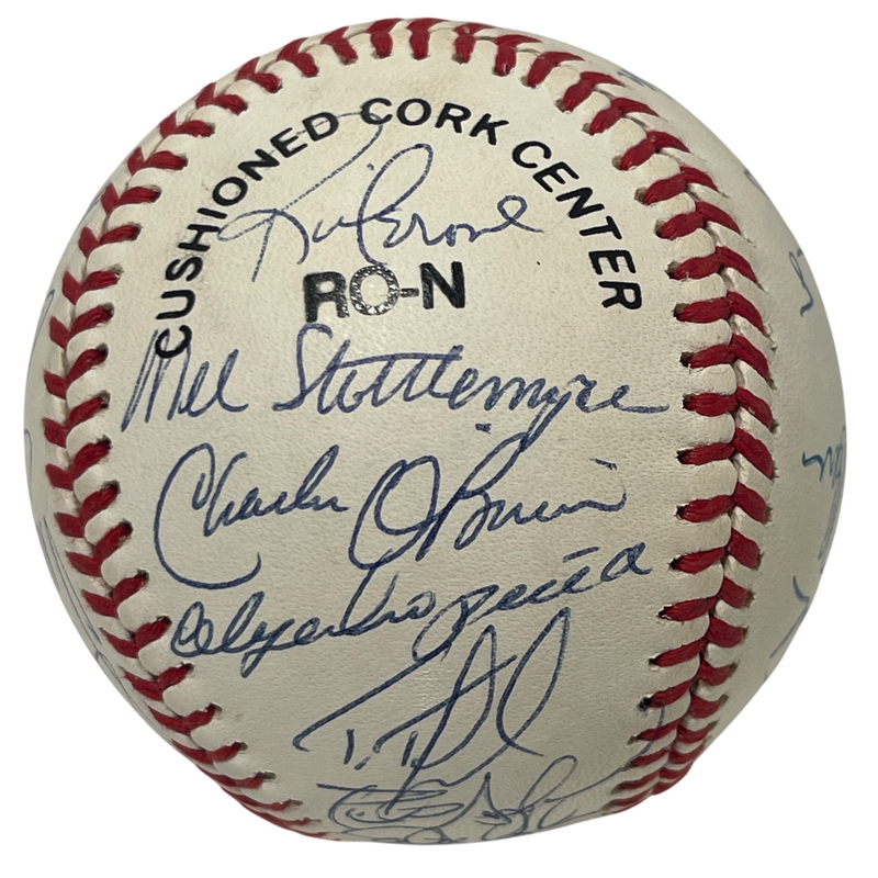 1991 New York Mets Team Signed Autograph ONL National League Baseball JSA LOA B