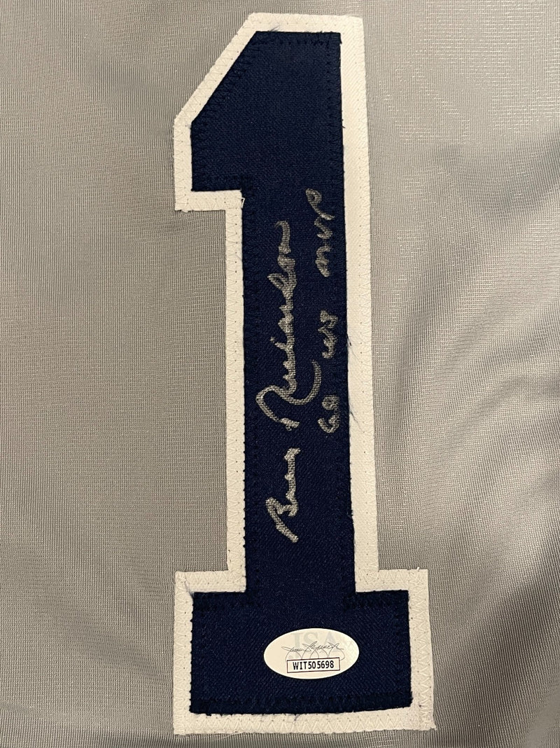 Bobby Richardson Signed Auto New York Yankees Jersey w/ 60 WS MVP JSA COA