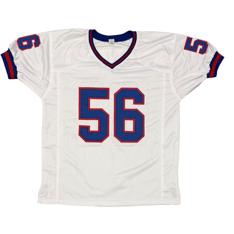 Lawrence Taylor Signed New York Giants Custom Jersey Beckett Witness BAS COA