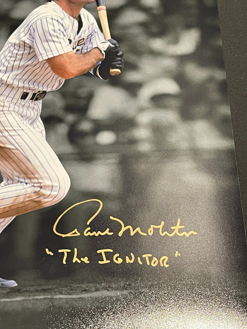 Paul Molitor Signed Milwaukee Brewers 11x14 Photo w/ The Ignitor JSA WIT COA