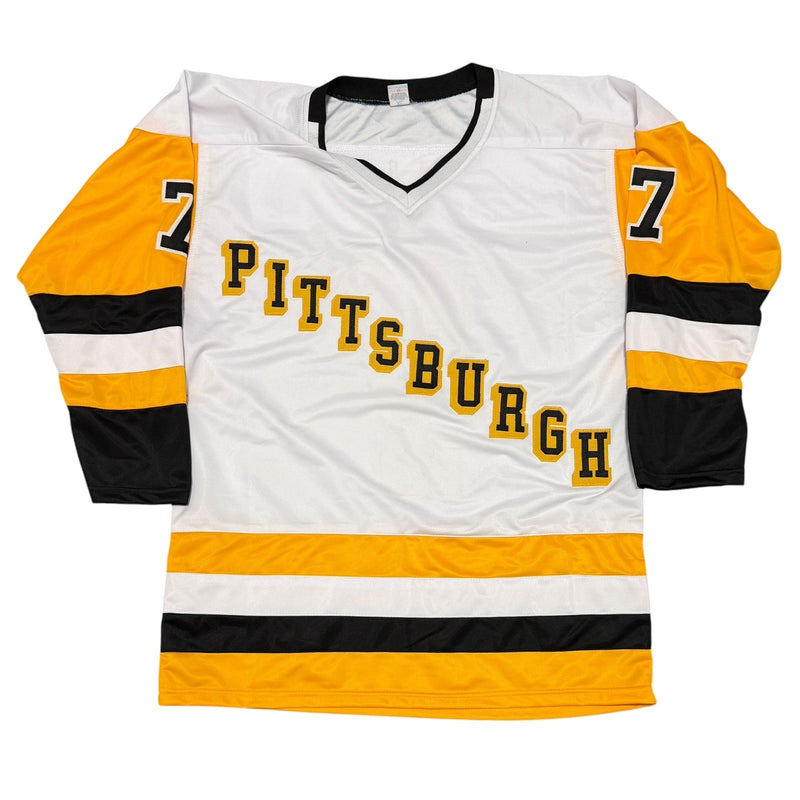Joe Mullen Signed Pittsburgh Penguins Custom Jersey w/ 2 Insc JSA Witness COA