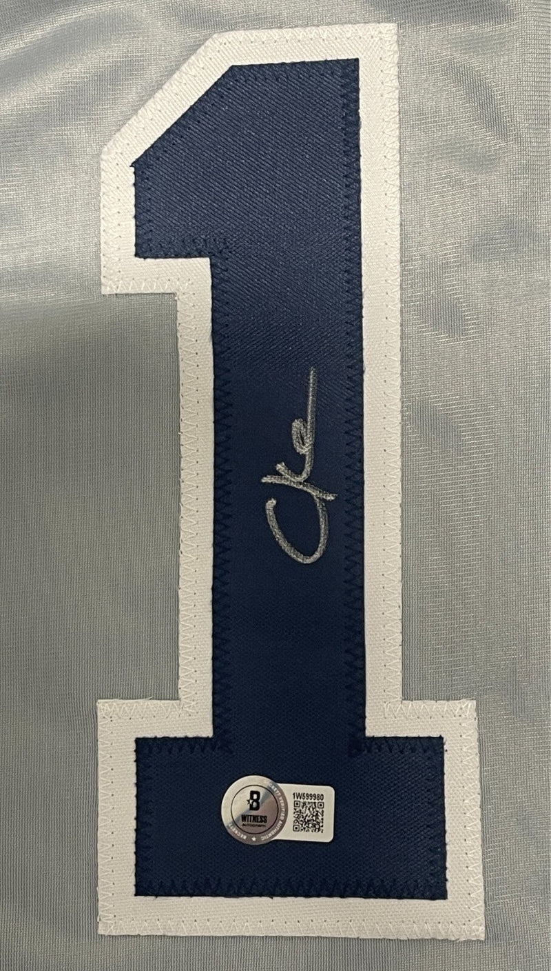 Chuck Knoblauch Signed New York Yankees Custom Jersey Beckett Witness BAS COA