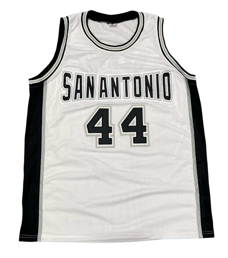 George Gervin Signed San Antonio Spurs Custom Jersey w/ Iceman Beckett W BAS COA