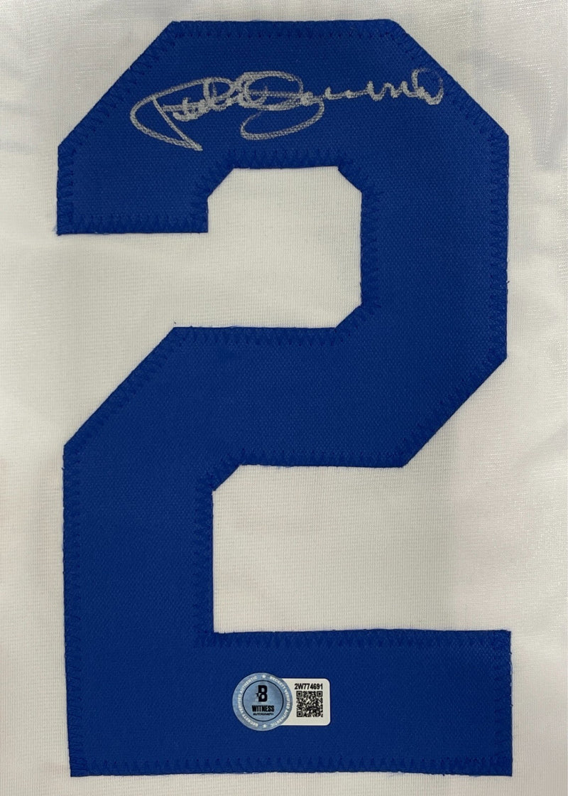Pedro Guerrero Signed Los Angeles Dodgers Custom Jersey Beckett Witness BAS COA