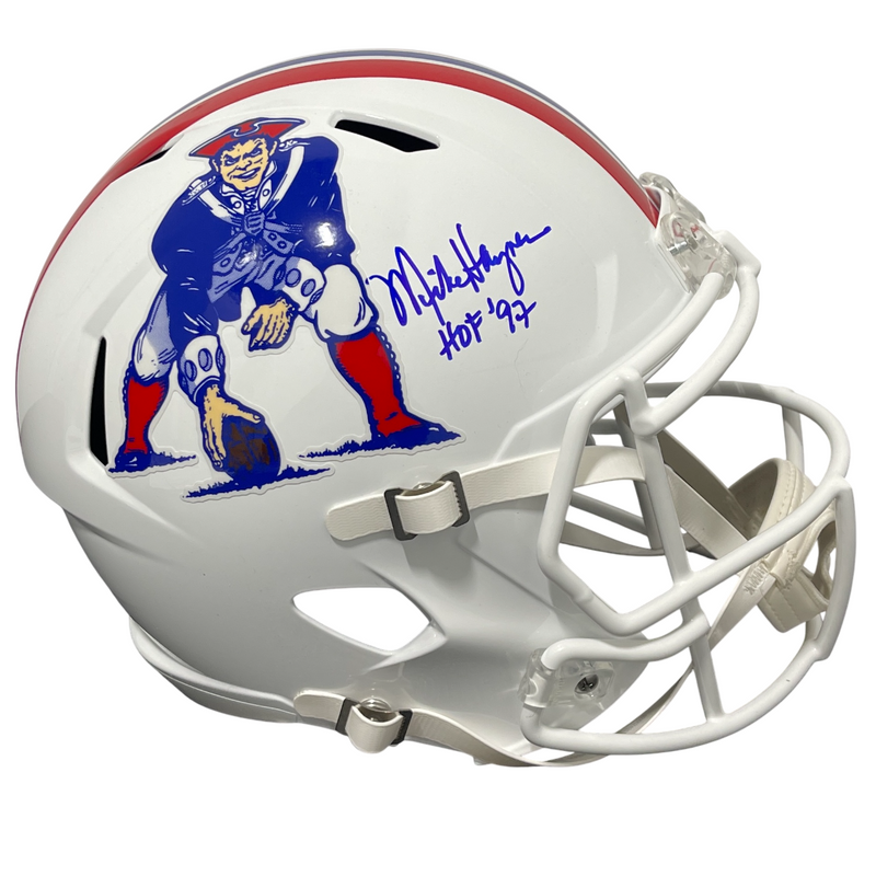 Mike Haynes Signed Patriots TB FS Full Size Helmet w/ HOF 97 Beckett Wit BAS COA