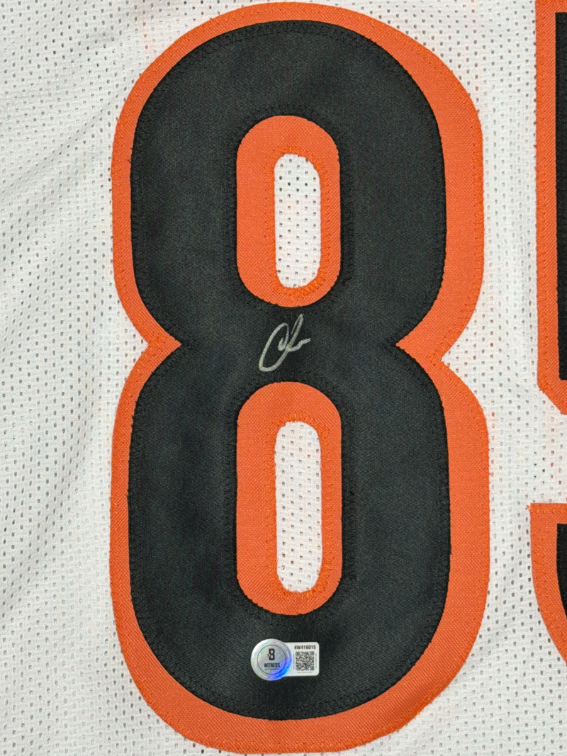 Chad Ochocinco Johnson Signed Bengals Custom Jersey Beckett Witness BAS COA