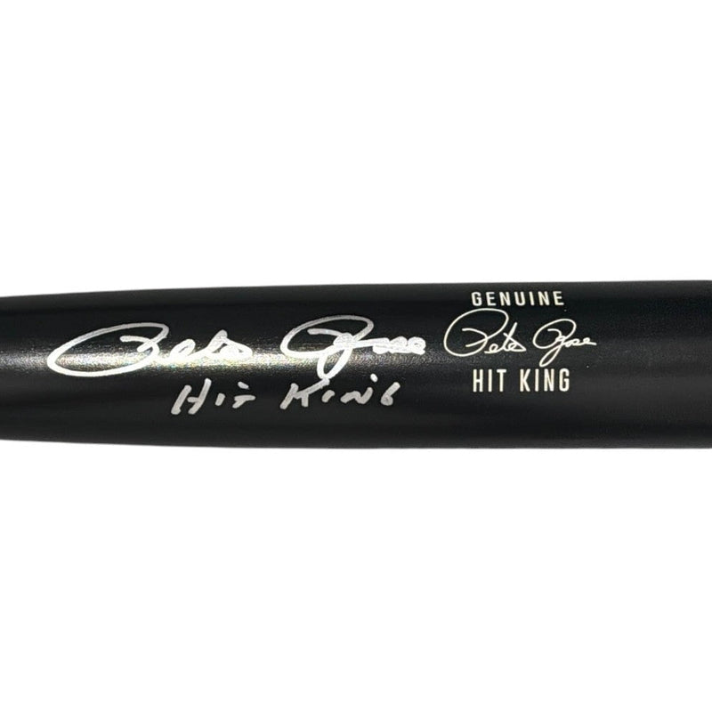Pete Rose Signed Autographed Genuine Hit King Black w/ Hit King FITERMAN COA