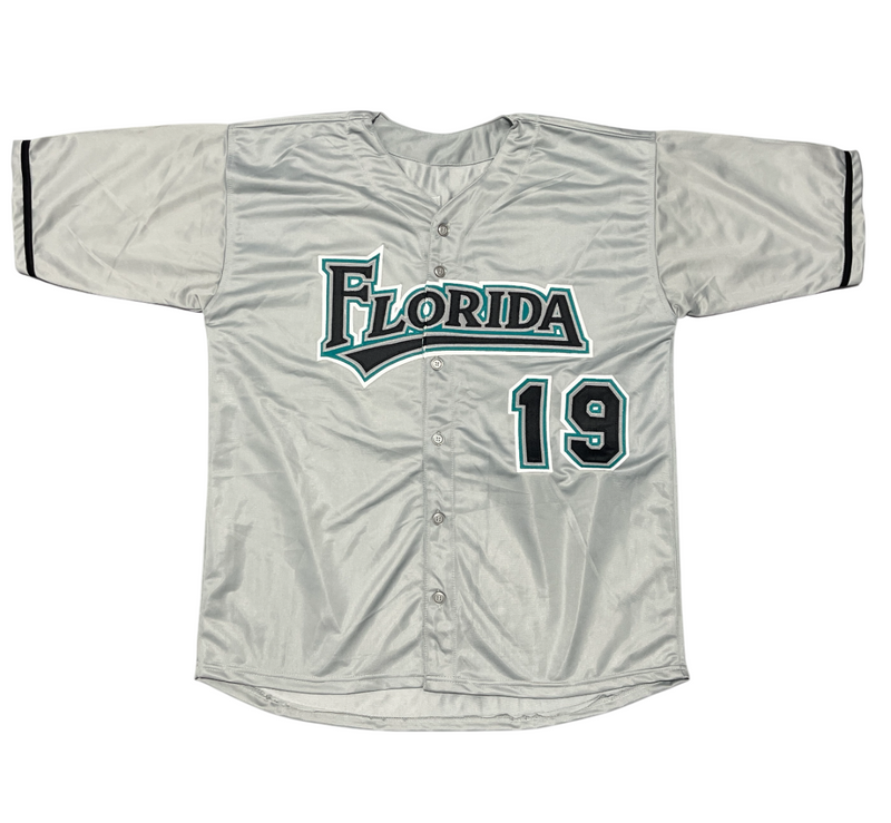 Mike Lowell Signed Florida Marlins Custom Jersey Beckett Witness BAS COA