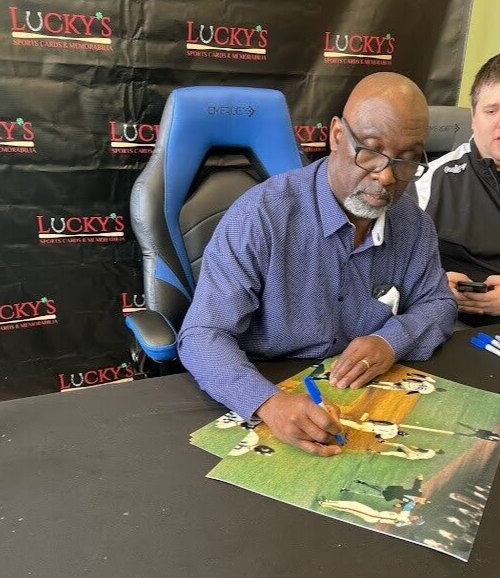 Mookie Wilson Signed Auto 16x20 Photo PSA COA IT GETS THROUGH BUCKNER 86 WSC