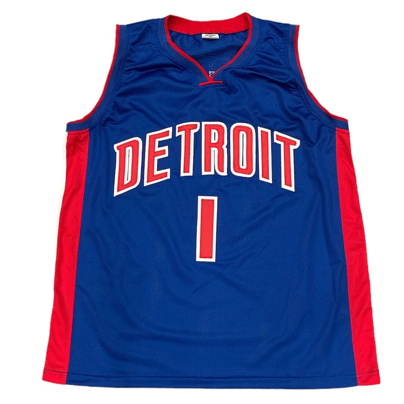 Chauncey Billups Signed Detroit Pistons Custom Jersey w HOF 24 Beckett W BAS COA